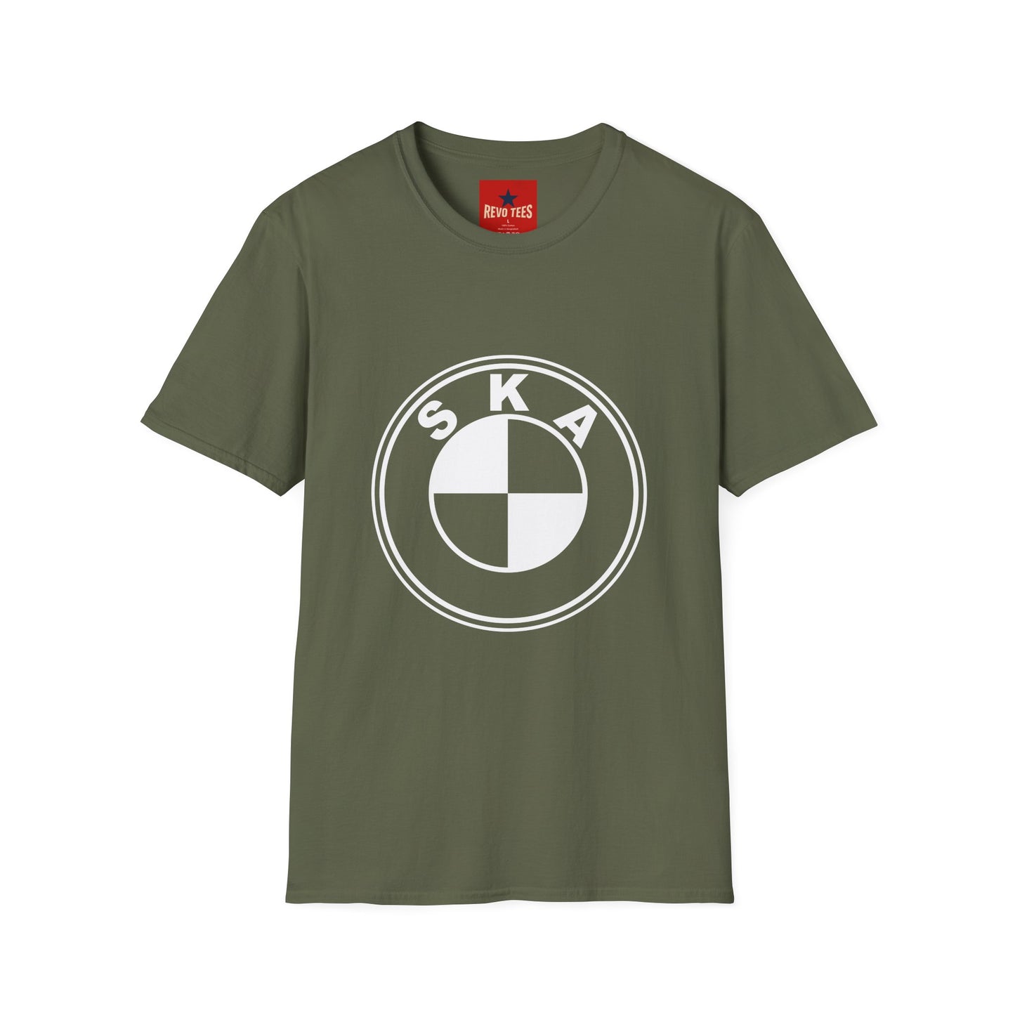 Ska Mod Target Logo T-Shirt — Retro Two-Tone Checkerboard Music Tee