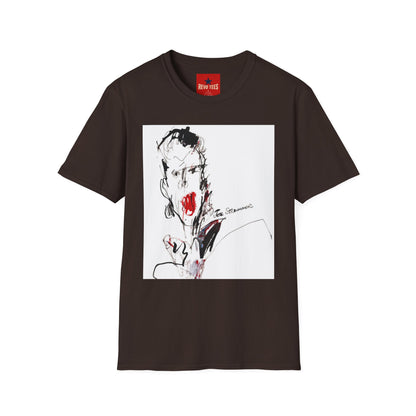 The Clash - Joe Strummer - By Ray Lowry - Unisex Softstyle T-Shirt