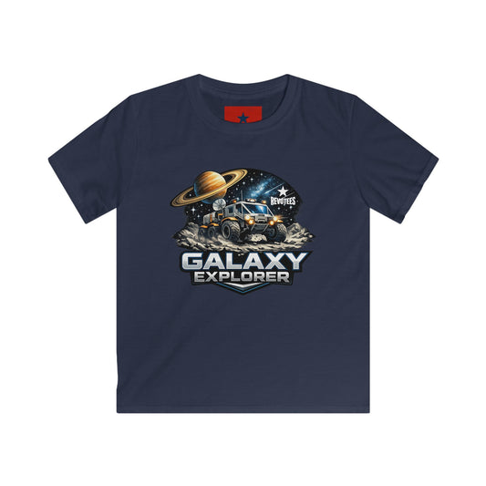 REVOTEES Galaxy Explorer Kids Tee — Space Rover Astronaut Graphic Shirt