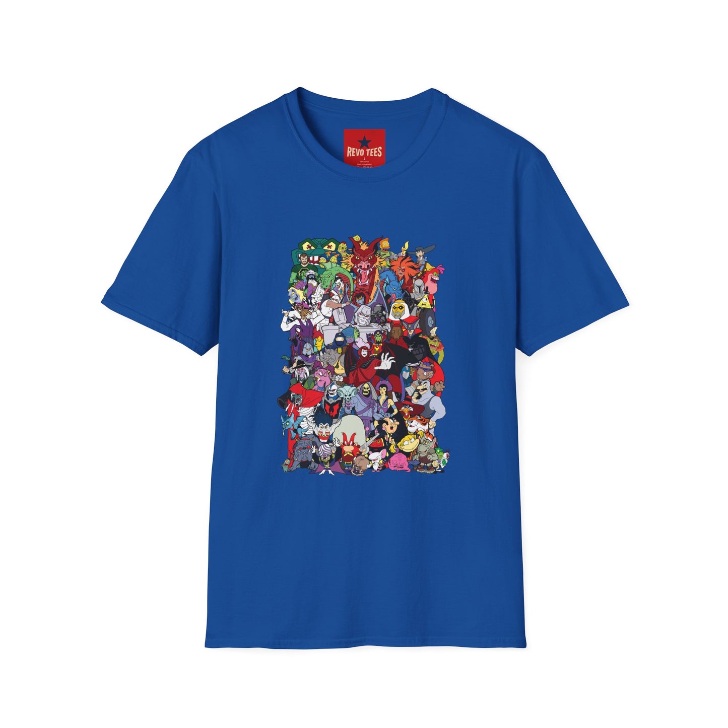 Cartoon Monster Collage T-Shirt