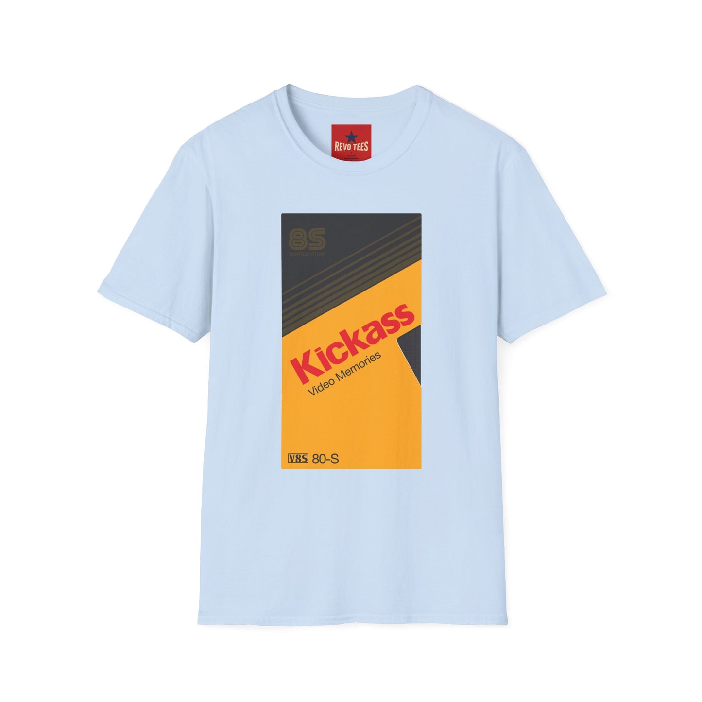 Kickass Retro Cassette Tee — Vintage 80s Audio Graphic T-Shirt