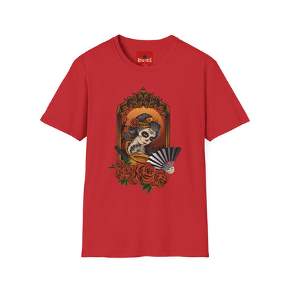 Day of the Dead Sugar Skull Tee — Vintage Floral Calavera T-Shirt