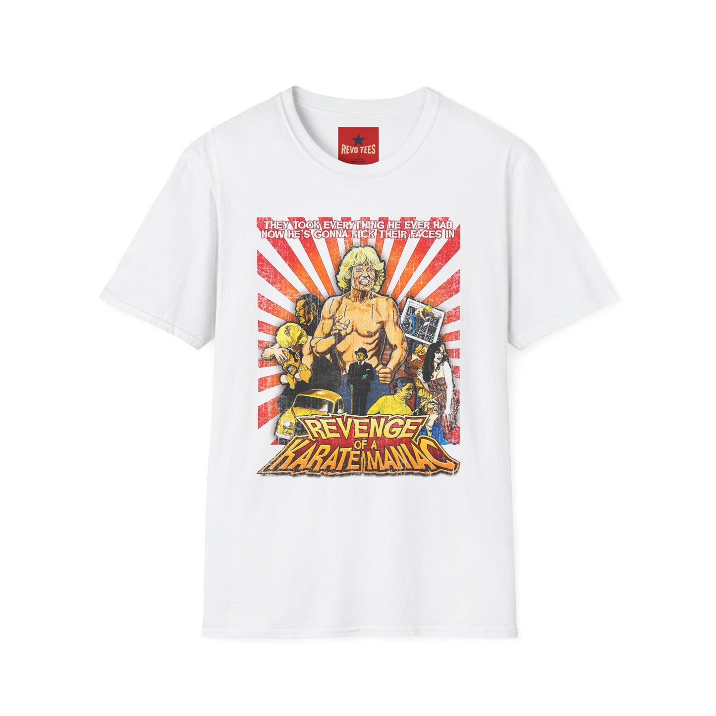 Revenge Karate Man T-Shirt — Retro Martial Arts Graphic Tee