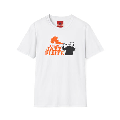 I Play Jazz Flute - Anchor Man - Unisex Softstyle T-Shirt
