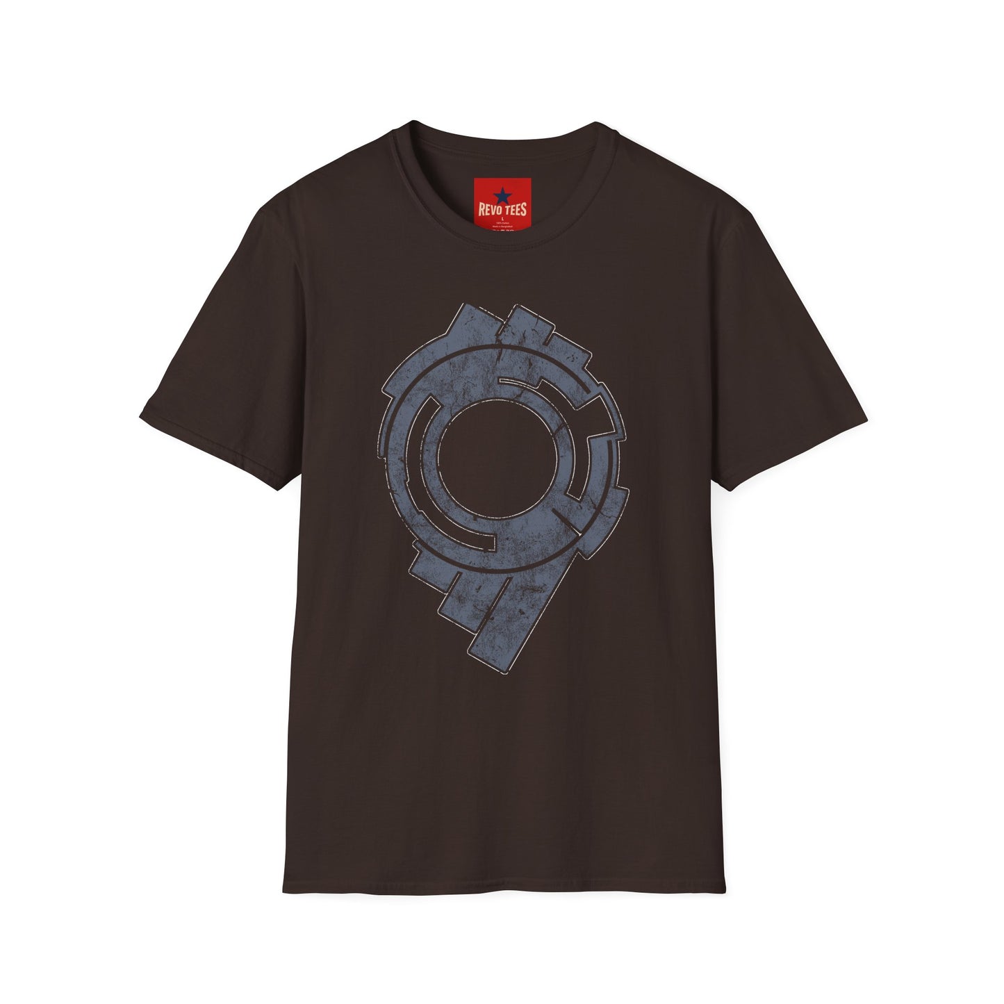 Abstract Circular Tech Graphic T-Shirt