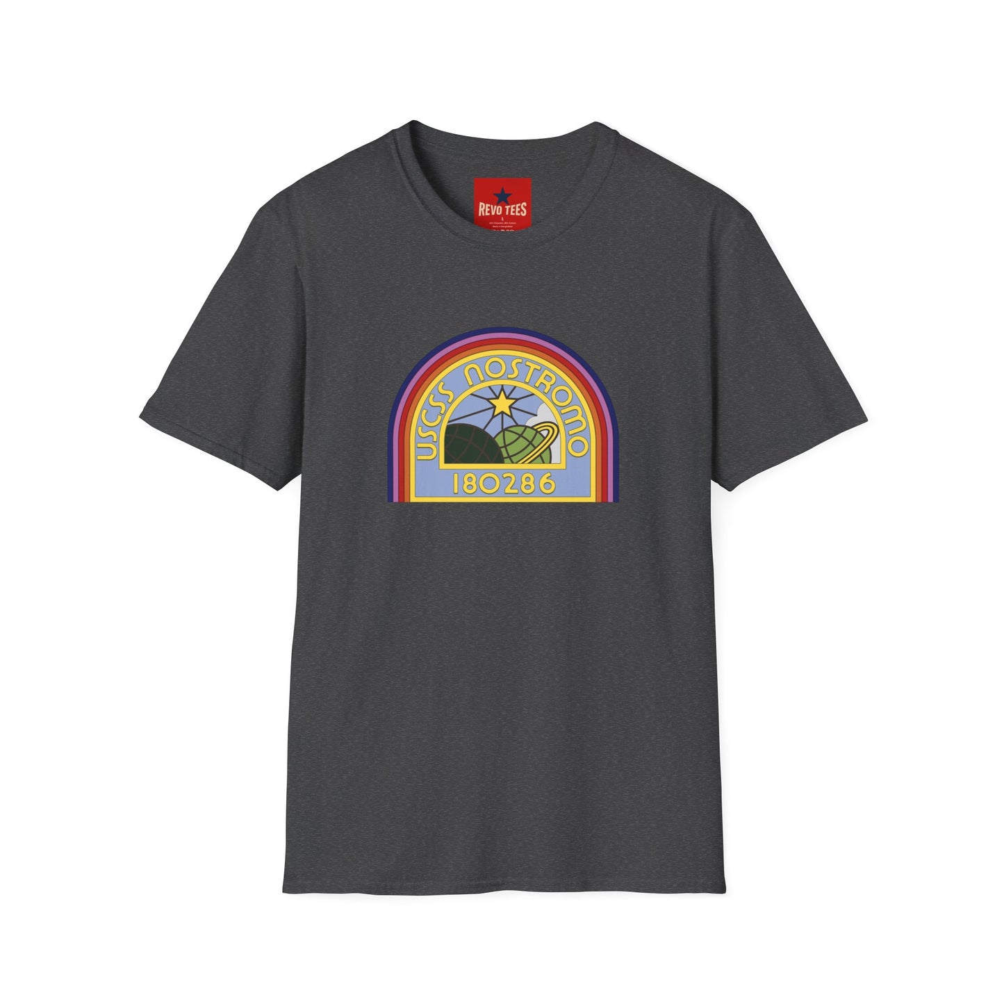 USS Nostromo Retro Space T-Shirt — 180286 Alien Movie Crew Tee