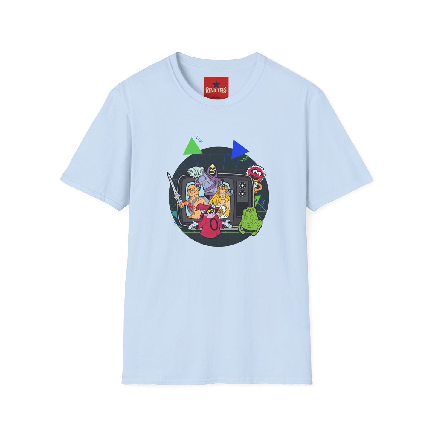 Retro Cartoon Monster Crew T-Shirt — 80s TV Horror Parody Graphic Tee
