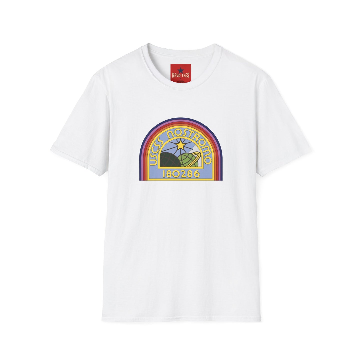 USS Nostromo Retro Space T-Shirt — 180286 Alien Movie Crew Tee