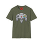 Retro Pixel Video Game Controller T-Shirt