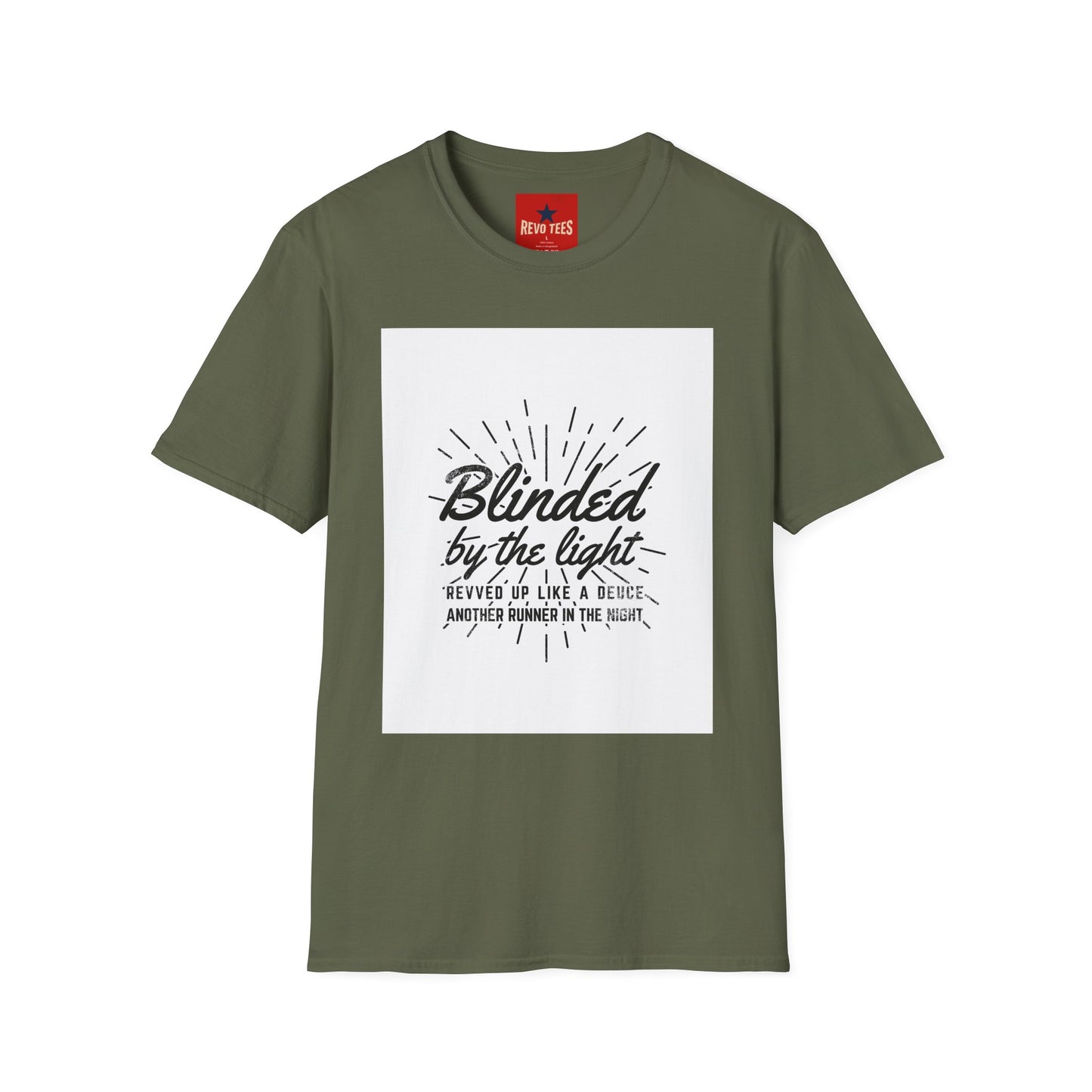 Blinded by the Light T-Shirt — Inspirational Faith Graphic Tee