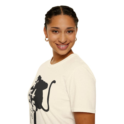 Banksy-Style Monkey On Bomb T-Shirt — Street Art Graphic Tee