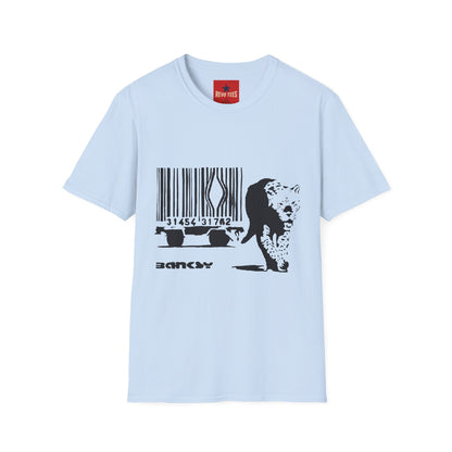 Barcode Cow Graphic T‑Shirt — Animal Rights / Eco Protest Tee