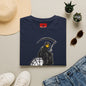 Banksy T‑Shirt — Grim Reaper Clock Graphic Tee (Smiley Mask)