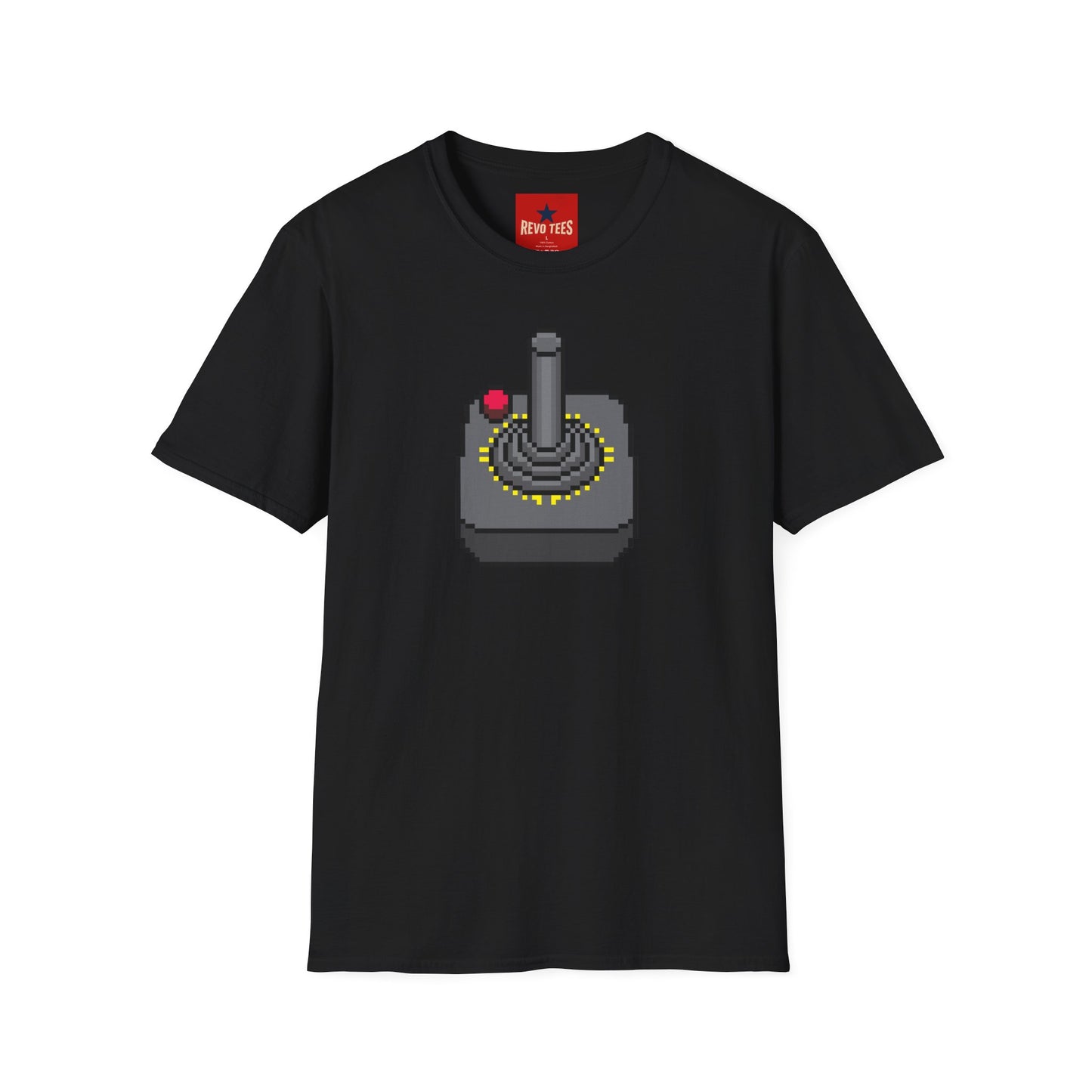 Retro Pixel Joystick T-Shirt — Vintage Gaming Arcade Tee