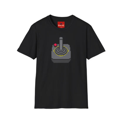 Retro Pixel Joystick T-Shirt — Vintage Gaming Arcade Tee