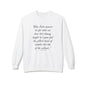 Christmas Quote — 'When Santa squeezes his fat white ass...' Holiday Crewneck Sweatshirt