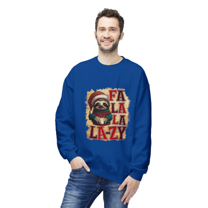 Fa La La La-Zy Sloth Christmas Sweatshirt