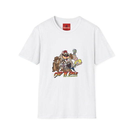 Cartoon Crew T-Shirt — Funny Retro Animal Squad Graphic Tee