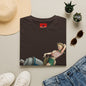 Banksy Pin-Up Cowgirl T-Shirt — Retro Pinup Girl Riding Soda Can Vintage Tee