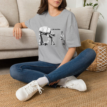 Banksy T‑Shirt — 'I am your father' Star Wars AT-AT Funny Graphic Tee