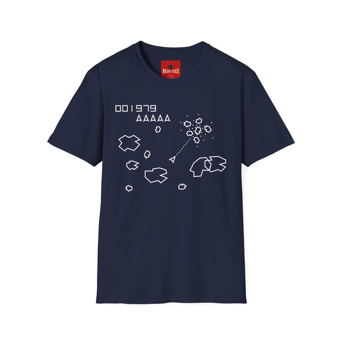 Retro Asteroids Arcade T‑Shirt — Vintage Space Shooter Gaming Tee