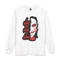 SAW - Horror Movie Long Sleeve Tee — "I Want to Play a Game" Jigsaw Puppet Graphic
