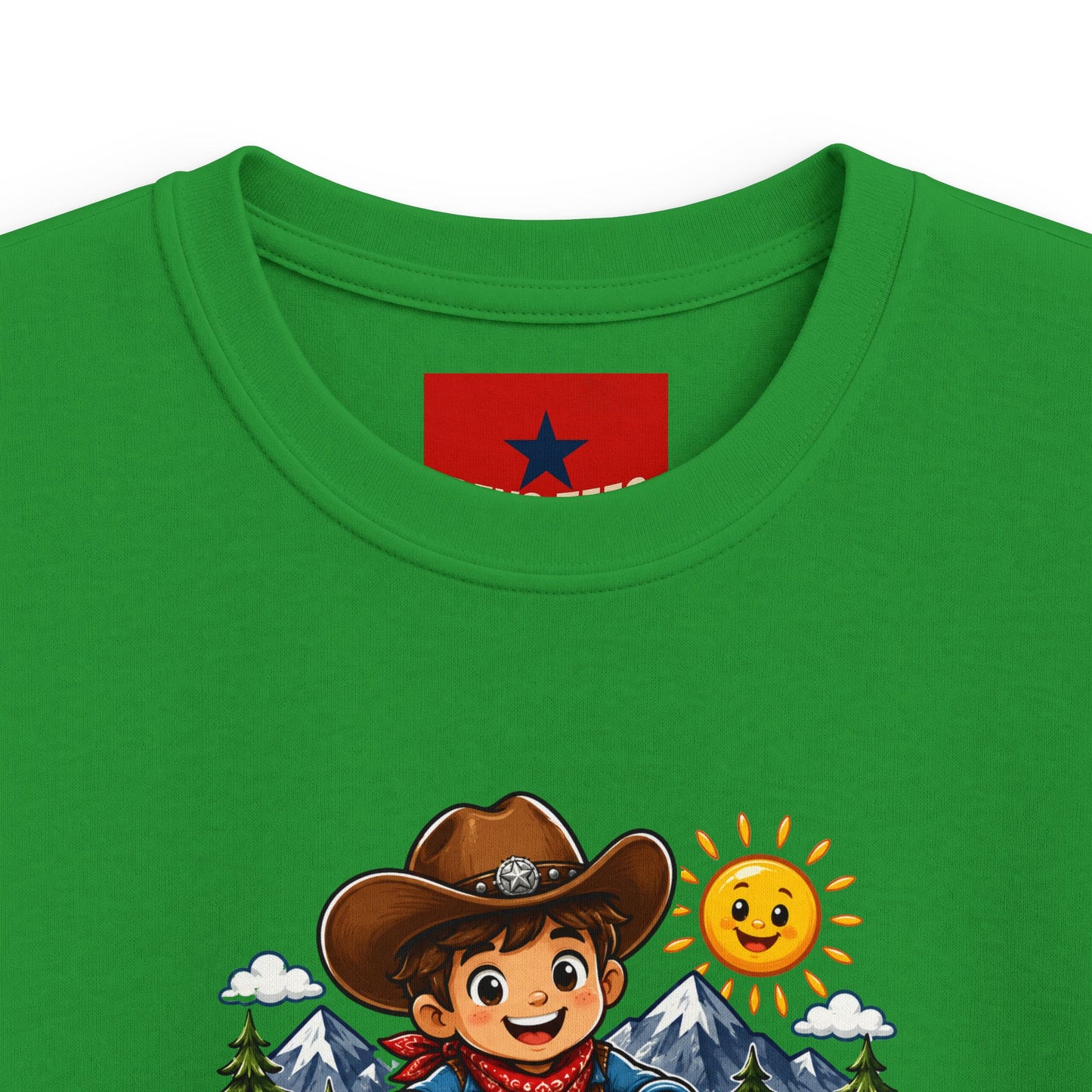 Kids T-Shirt – "Born to Roam" Cute Cowboy Adventure Tee for Little Explorers