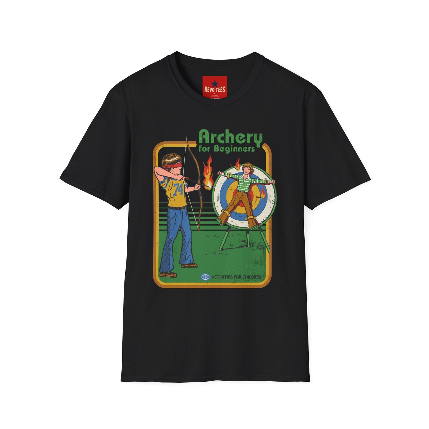 Archery for Beginners T-Shirt — Retro Kids' Archery Practice Graphic Tee