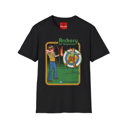 Archery for Beginners T-Shirt — Retro Kids' Archery Practice Graphic Tee