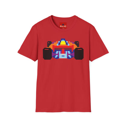 Pixel Race Car T-Shirt — Retro 8-Bit Racing Graphic Tee