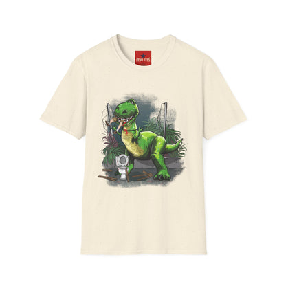 T-Rex Graphic T-Shirt – Cute Green Dinosaur Design
