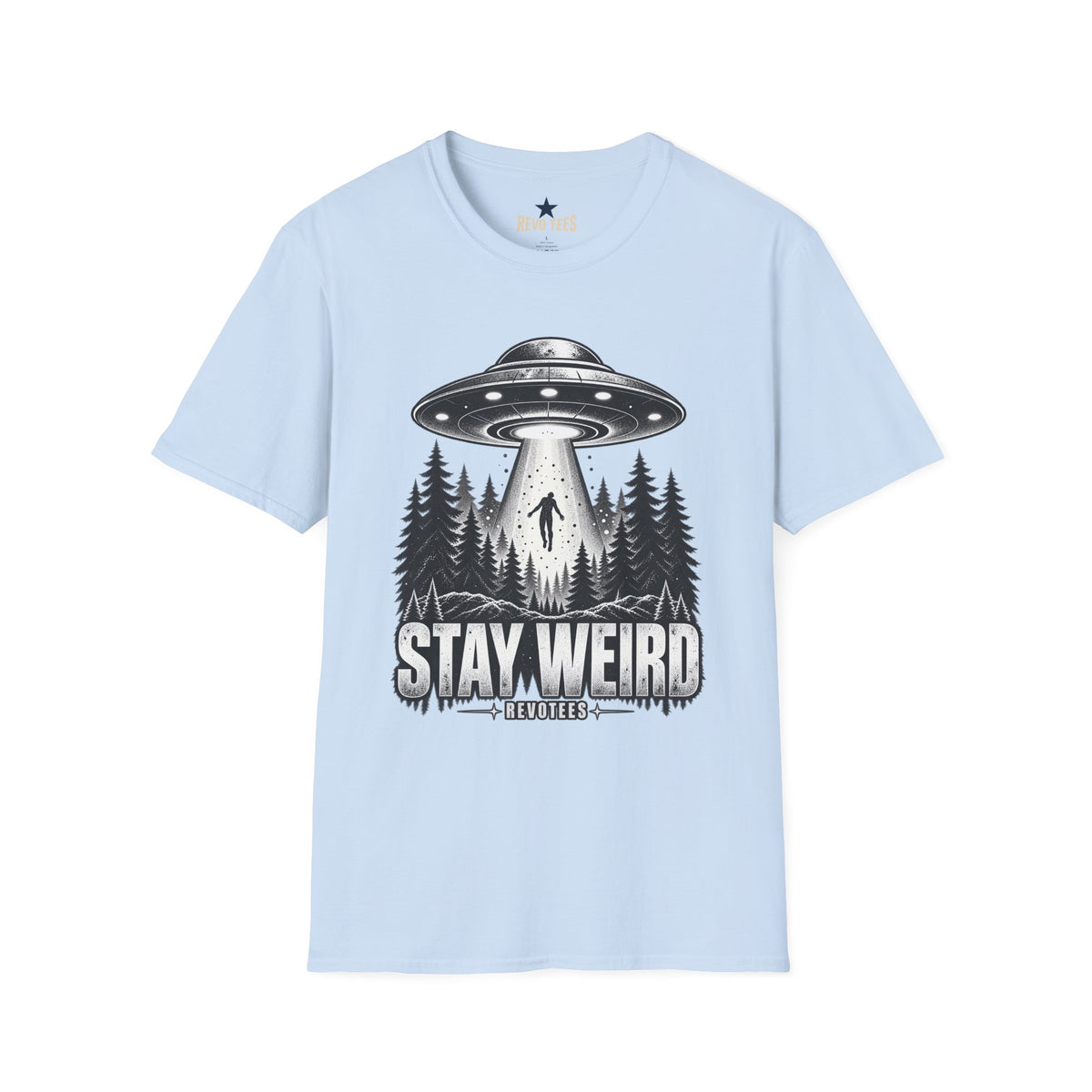 REVOTEES Stay Weird — Alien Abduction Graphic Tee