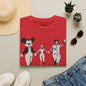 Banksy Graphic T-Shirt — Retro Satirical Parade Design