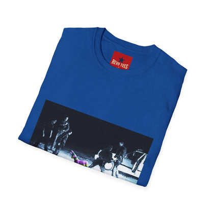 Banksy T-Shirt — Moody Night Street Scene Graphic Tee (12/05/01)