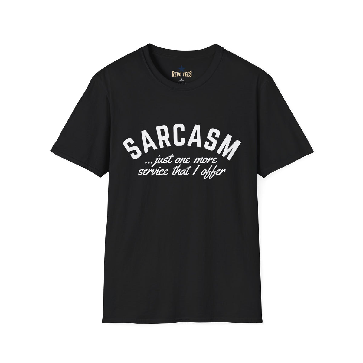 Revotees Sarcasm Unisex Softstyle T-Shirt - alternate view 8
