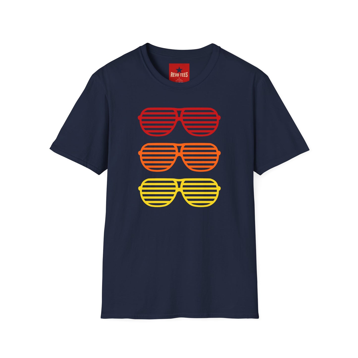 T-Shirt — Retro Shutter Shades Gradient Graphic
