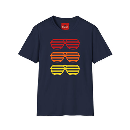 T-Shirt — Retro Shutter Shades Gradient Graphic