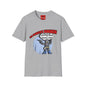 The Android's Dungeon T‑Shirt — 'Take Me to Your Comic Books & Baseball Cards' Retro Robot Tee