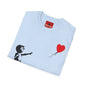 Banksy Balloon Girl T‑Shirt — Heart Balloon Street Art Graphic Tee