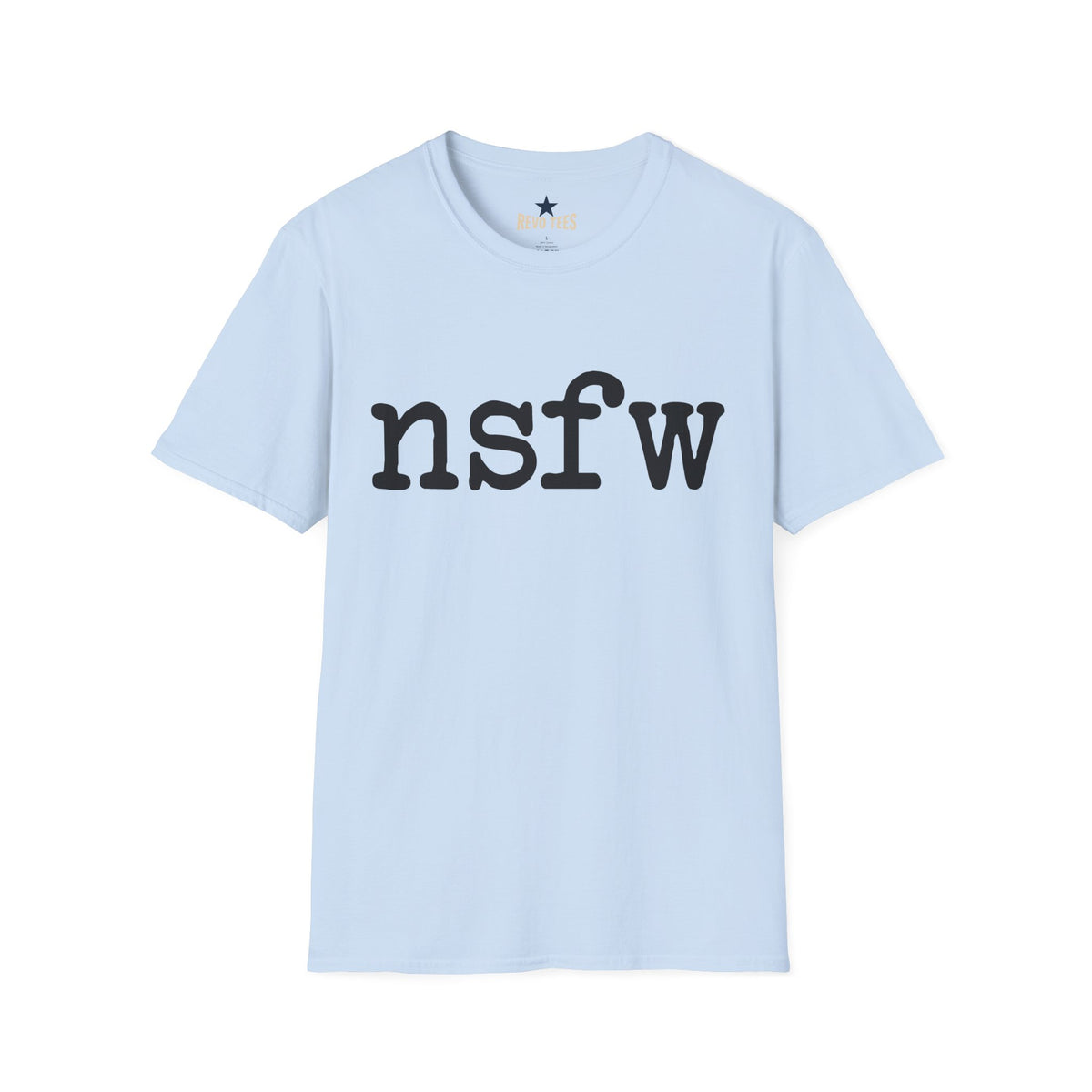 Revotees Nsfw Graphic Bold Minimalist Statement Shirt T-Shirt - alternate view 6