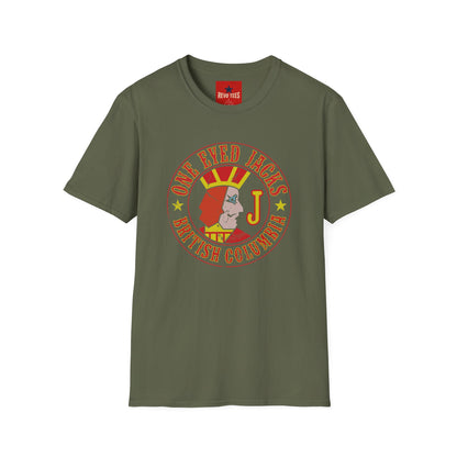 One Eyed Jacks British Columbia T-Shirt — Retro Casino Logo Tee