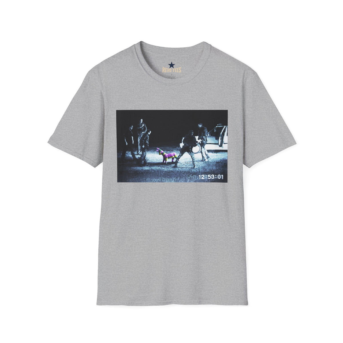 Revotees Banksy Moody Night Street Scene Graphic 12 05 01 T-Shirt - alternate view 3