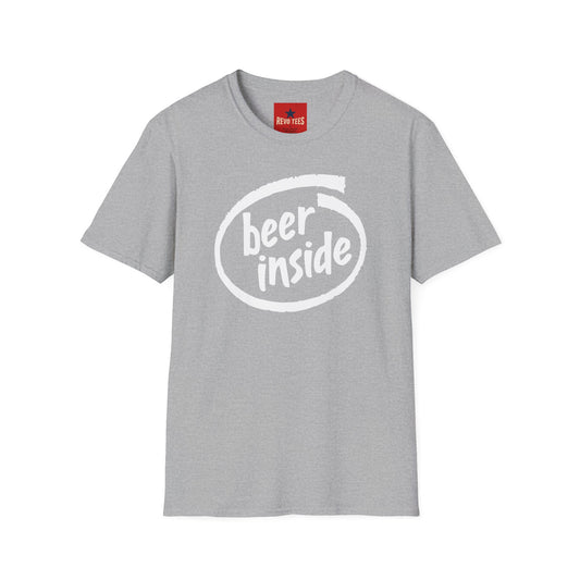 Revotees Beer Inside Funny Craft Beer Logo for Beer Lovers T-Shirt - alternate view 2