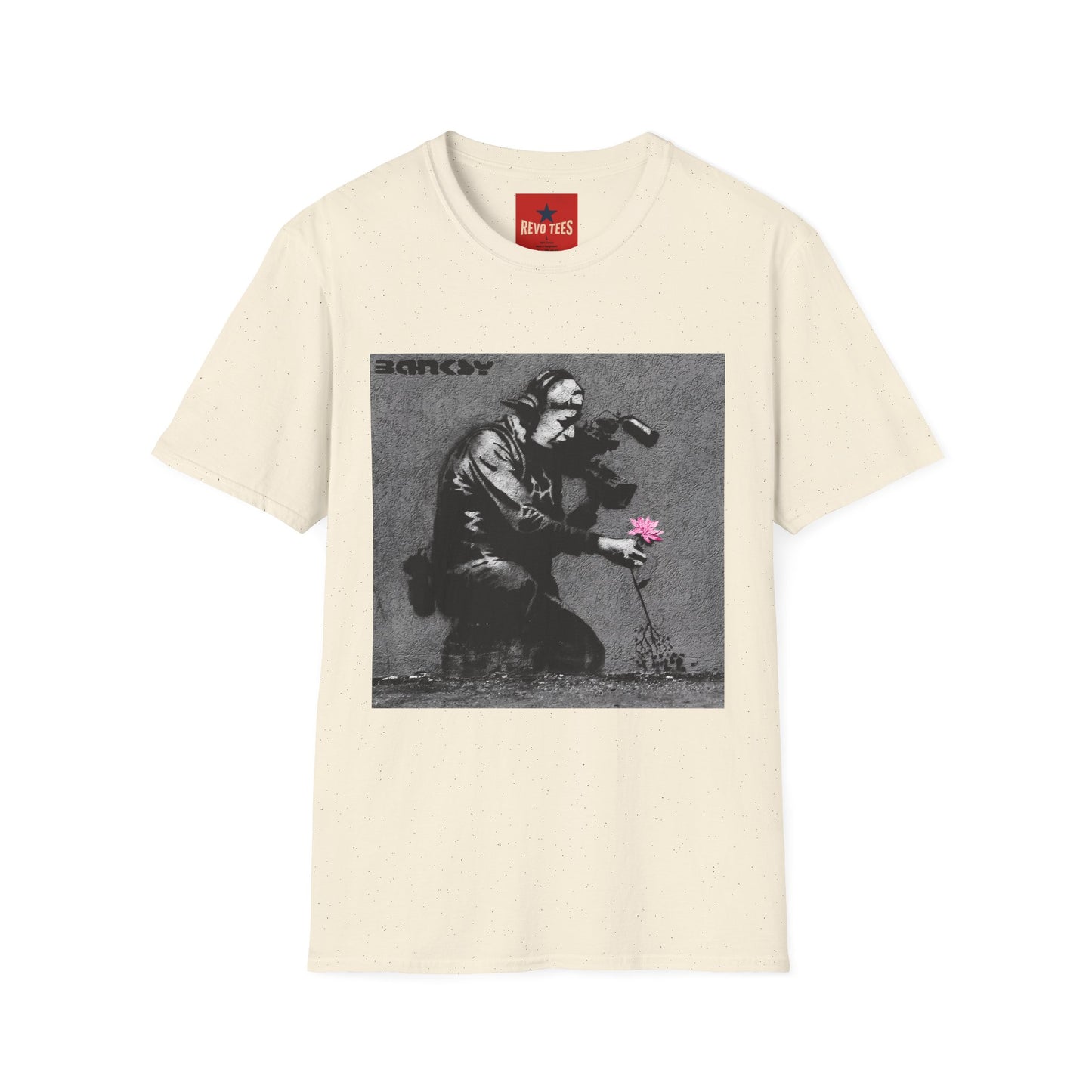 Banksy Flower Thrower T-Shirt — Urban Street Art Graphic Tee
