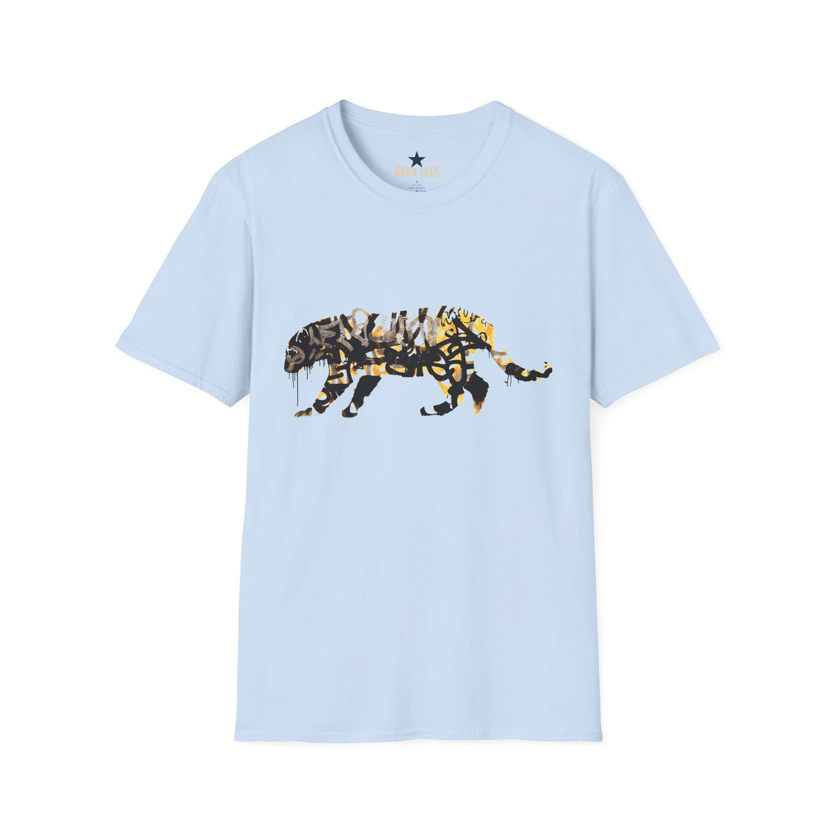 Revotees Banksy Graffiti Tiger Urban Street Art Cat T-Shirt - alternate view 6