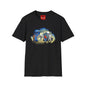 Sci‑Fi Adventure T‑Shirt — Time Traveler Crew Scene