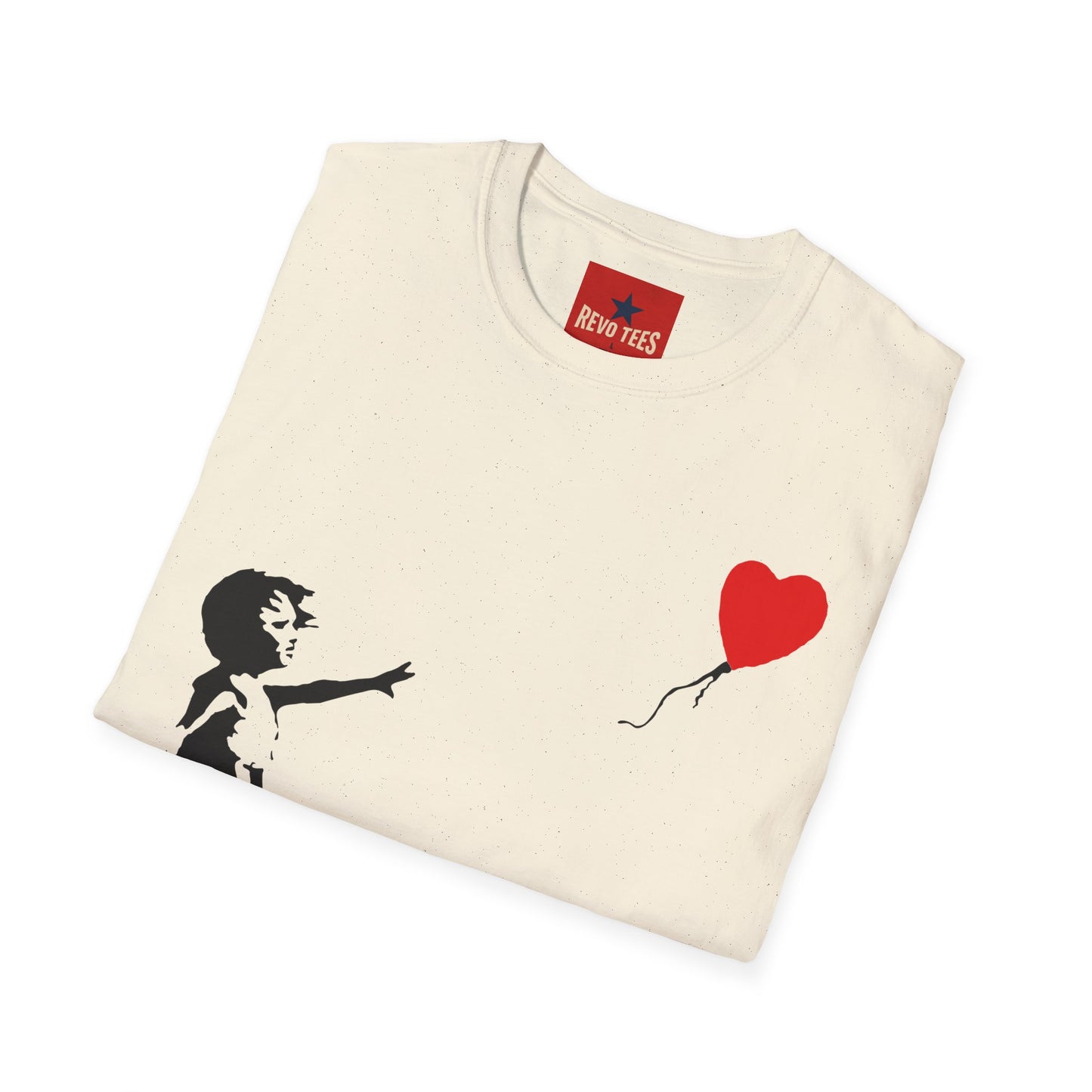 Banksy Balloon Girl T‑Shirt — Heart Balloon Street Art Graphic Tee