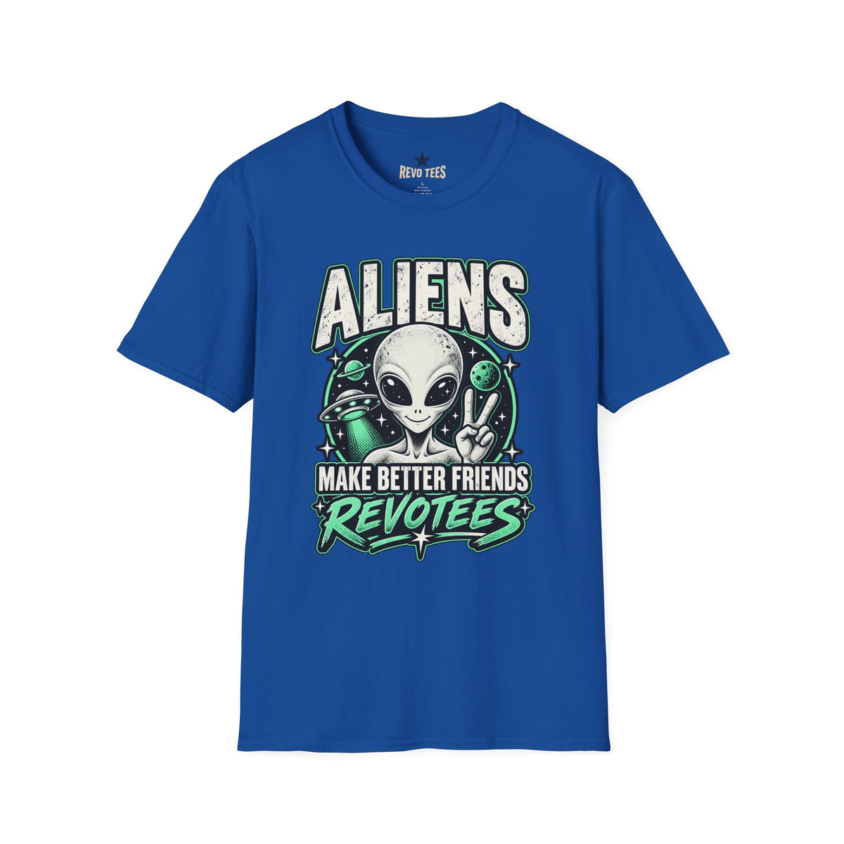 REVOTEES "Aliens Make Better Friends Revotees" Sci‑Fi Tee