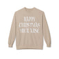 Funny Christmas Crewneck Sweatshirt — "Happy Christmas Your Arse" Holiday Sweater