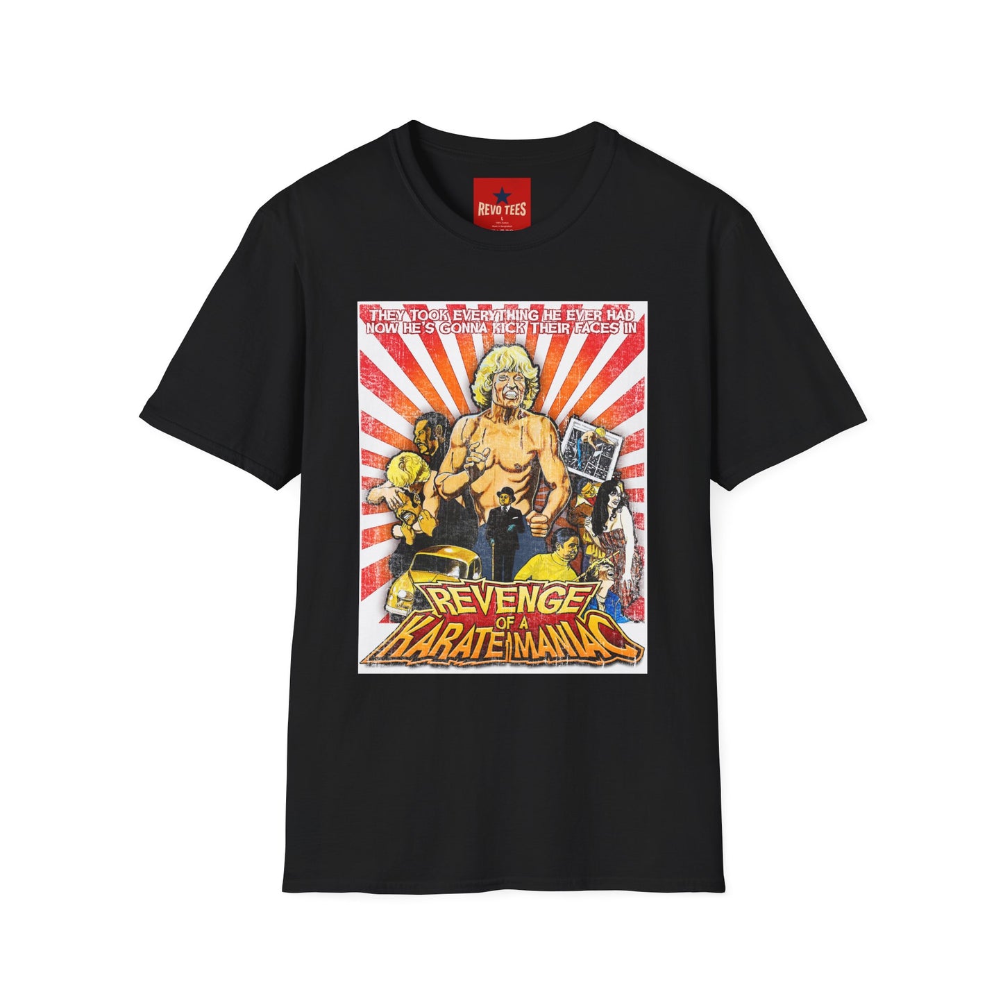 Revenge Karate Man T-Shirt — Retro Martial Arts Graphic Tee